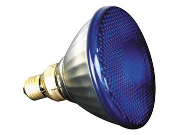 Lampe eclairage 80w 240v par38 e27 fl 30° couleur bleu lamp80p38sb sylvania 220v 230v ECLATS DESTOCKAGE