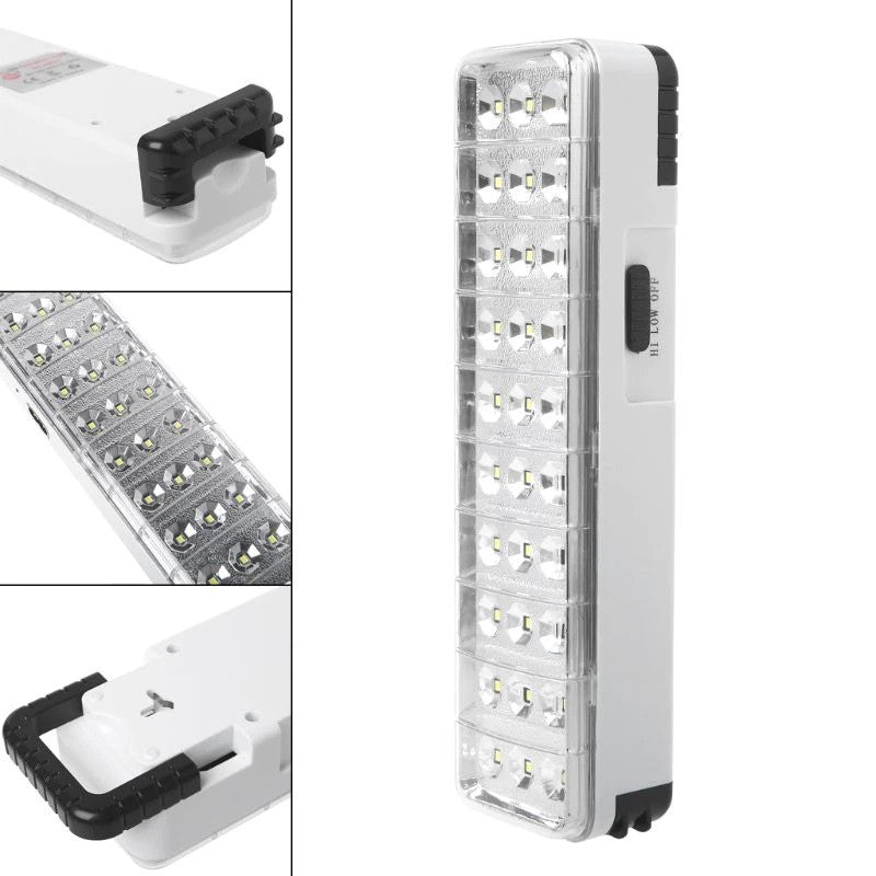 Lampe eclairage rechargeable 30 led 800LM autonomie 3 a 6h 4W batterie secour 1000mAh 220v rL-3331 ECLATS DESTOCKAGE