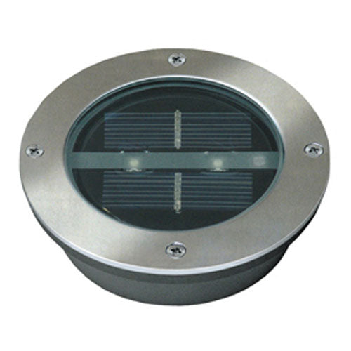 Lampe eclairage solaire encastre ranex led solar ground spot round ra-2605040 ra-5000197 ECLATS DESTOCKAGE