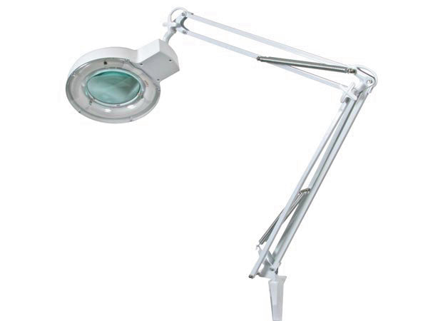 Lampe loupe 5 dioptries 22w eclairage fluorescent 220v vtlamp2wn 240v bras fixation lumiere ECLATS DESTOCKAGE