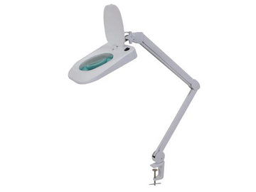 Lampe loupe 5 dioptries 6w 64 leds blanc vtllamp1w eclairage lumiere fixation etau ECLATS DESTOCKAGE