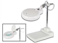 Lampe loupe avec pied 3 dioptries tube fluorescent 22w eclairage lumiere vtlamp4w1 ECLATS DESTOCKAGE