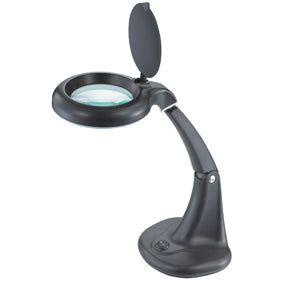 Lampe loupe de table noire 3 12 dioptries 220v 240v mag lamp3b ampoule 12w eclairage lumiere ECLATS DESTOCKAGE