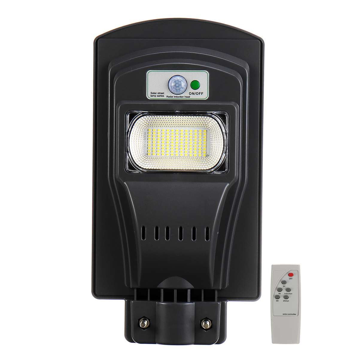 Lampe solaire de rue 120w 117led 333000lm detecteur présence capteur de mouvement étanche ip65 batterie ECLATS DESTOCKAGE