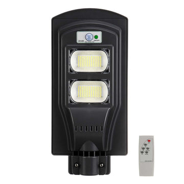Lampe solaire de rue 240w 234led 66600lm detecteur présence capteur mouvement étanche ip65 batterie ECLATS DESTOCKAGE