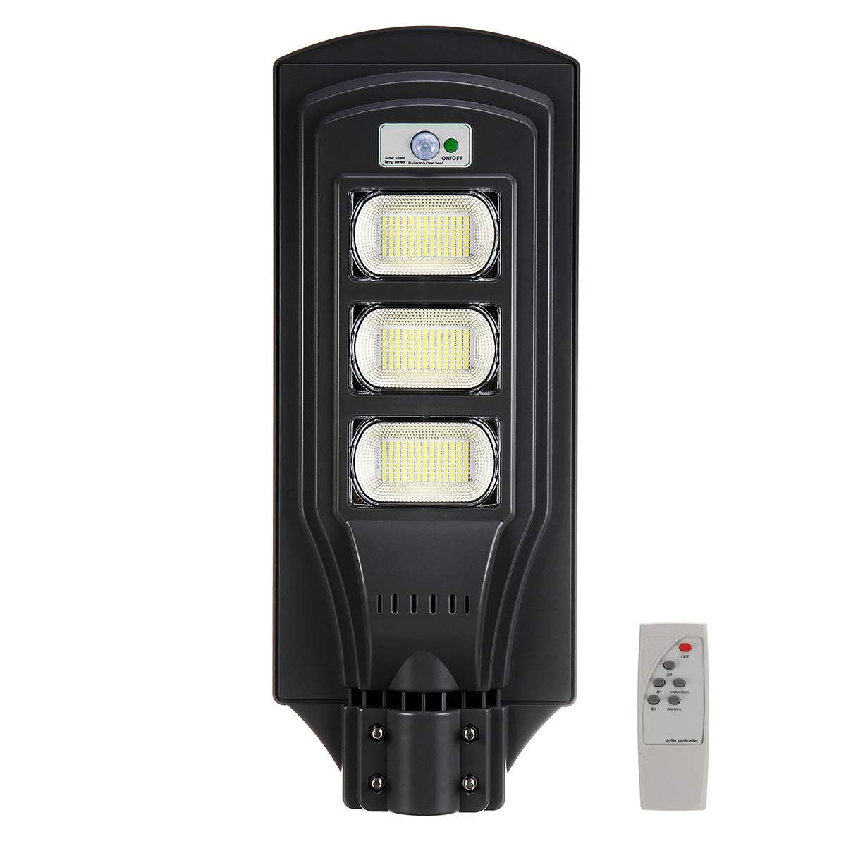 Lampe solaire de rue 360w 351led 99900lm detecteur présence capteur mouvement étanche ip65 batterie ECLATS DESTOCKAGE