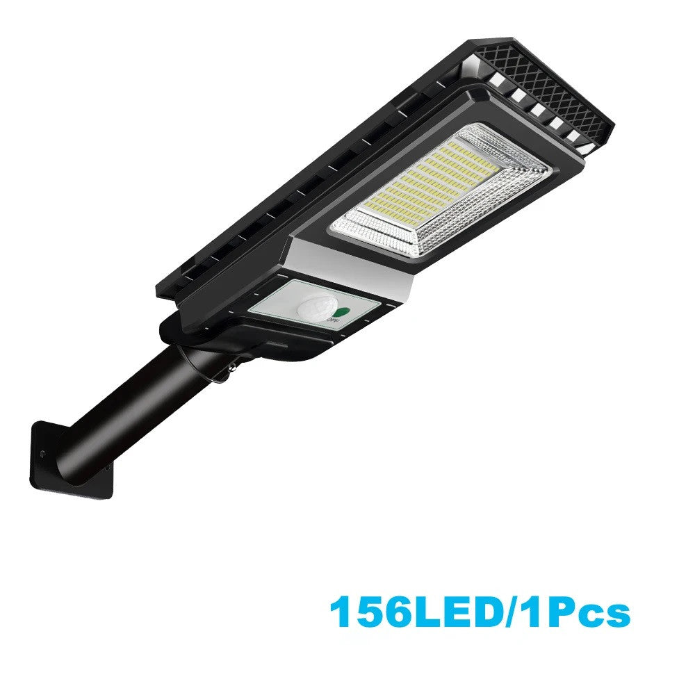 Lampe solaire Extérieur Etanche 156 LED IP65  batterie radar capteur Applique Murale eclairage ECLATS DESTOCKAGE
