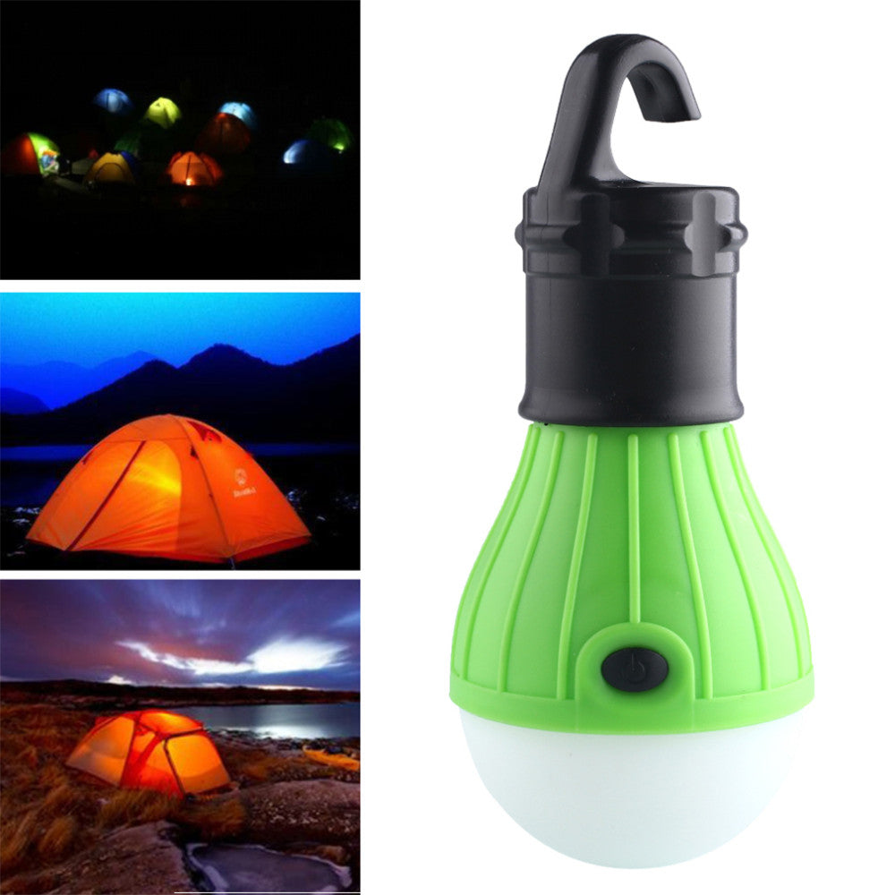 Lampe torche ampoule eclairage 3 led portative tente de camping avec crochet baladeuse pile ECLATS DESTOCKAGE