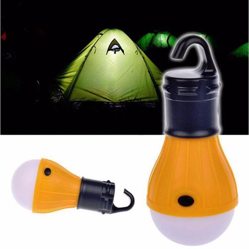 Lampe torche baladeuse pile ampoule eclairage 3 led portative tente de camping avec crochet ECLATS DESTOCKAGE
