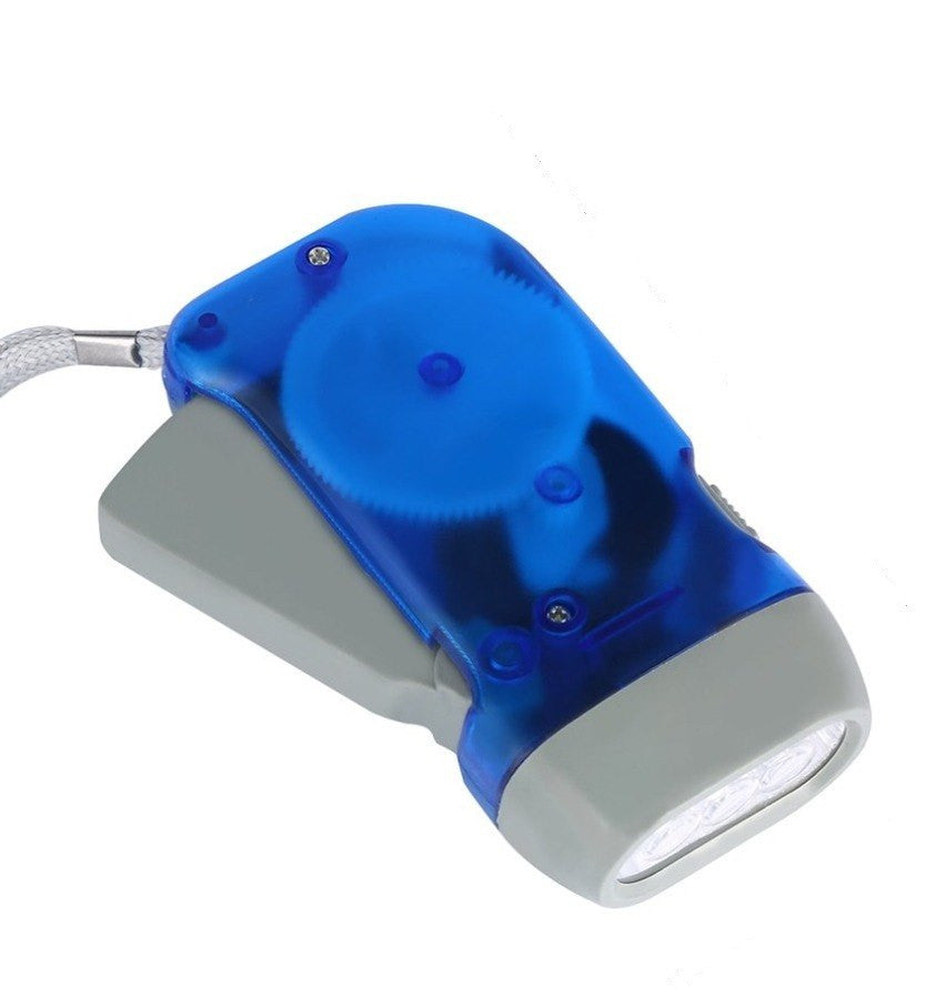 Lampe torche dynamo lumiere eclairage 3 led economique energie renouvelable lag006.5107 ECLATS DESTOCKAGE