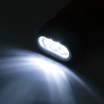 Lampe torche lumiere dynamo eclairage 3 led economique energie renouvelable lag006.5107 ECLATS DESTOCKAGE