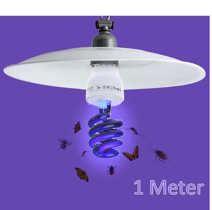 Lampe uv ampoule fluocompacte lae1f8f lumiere noire spirale e27 t3 20w 220v 230v 240v ultraviolet fluo compacte ECLATS DESTOCKAGE