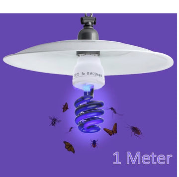 Lampe uv ampoule fluocompacte lae1f8f lumiere noire spirale e27 t3 20w 220v 230v 240v ultraviolet fluo compacte ECLATS DESTOCKAGE