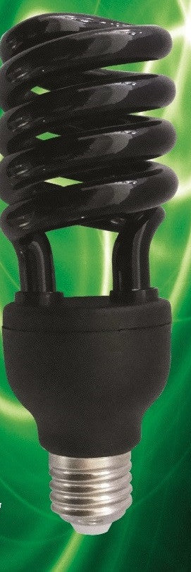 Lampe uv lumiere noire spirale e27 t4 25w  75w 220v compatible 20w fluocompacte 240v ultraviolet ECLATS DESTOCKAGE
