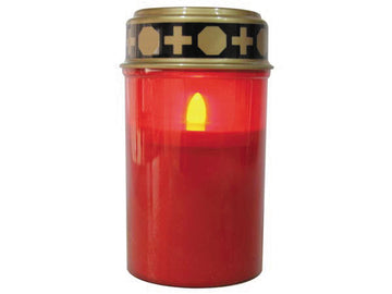 Lampe veilleuse de neuvaine a led cimetiere clgl eclairage ampoule bougie a pile tombe velleman ECLATS DESTOCKAGE