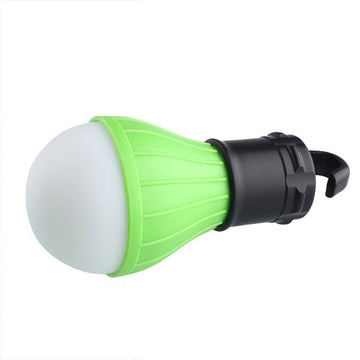 Lampe verte 3 led portative tente de camping avec crochet et interrupteur bouton ECLATS DESTOCKAGE