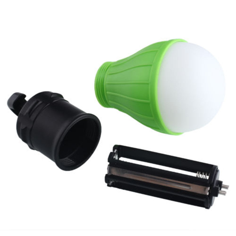 Lampe verte 3 led portative tente de camping interrupteur bouton ECLATS DESTOCKAGE