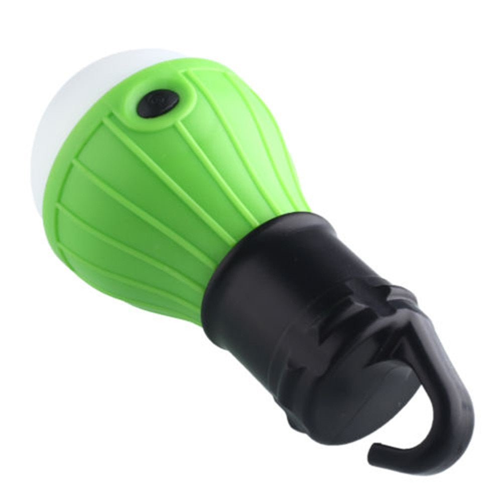 Lampe verte 3 leds portative tente interrupteur bouton ECLATS DESTOCKAGE