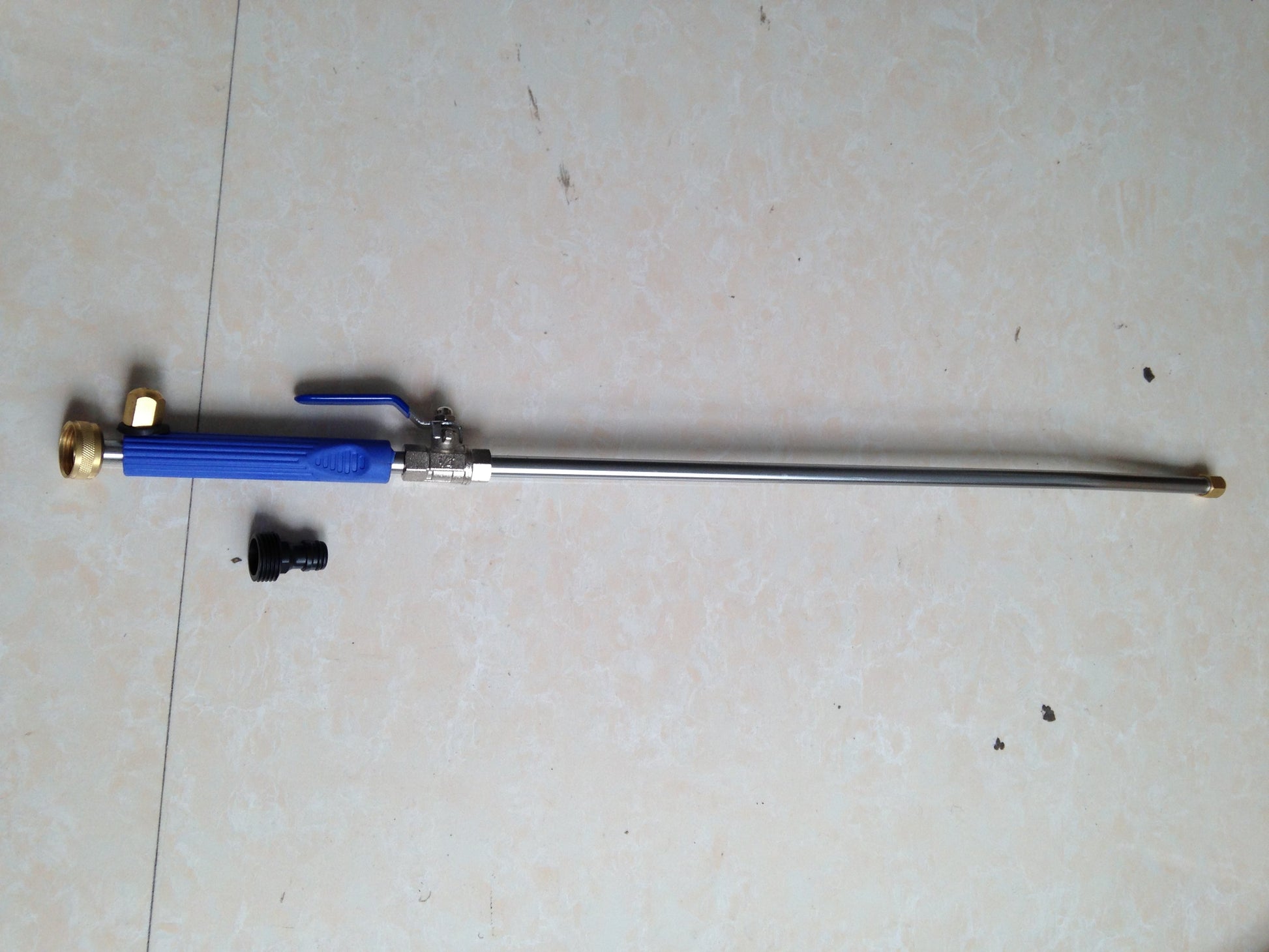 Lance a eau nettoyeur lavage haute pression pulverisateur tête flexible 5 en 1 metal universel 2 jet ECLATS DESTOCKAGE