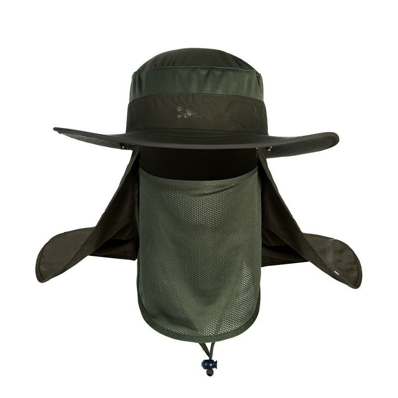large chapeau de protection soleil UV cou desert Escalade pêche imperméable ECLATS DESTOCKAGE