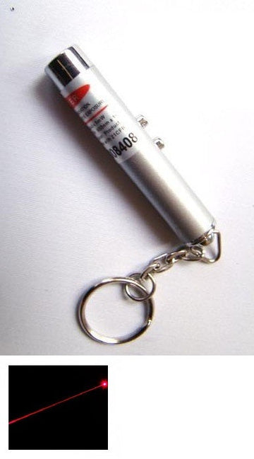 Laser pointeur 2 en 1 de poche faisceaux rouge lumiere lazer 150m porte cle ECLATS DESTOCKAGE