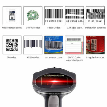 Lecteur de code barre usb scanner 82mm cmp-barscan10 douchette barcode 8.2cm portable könig - ECLATS DESTOCKAGE