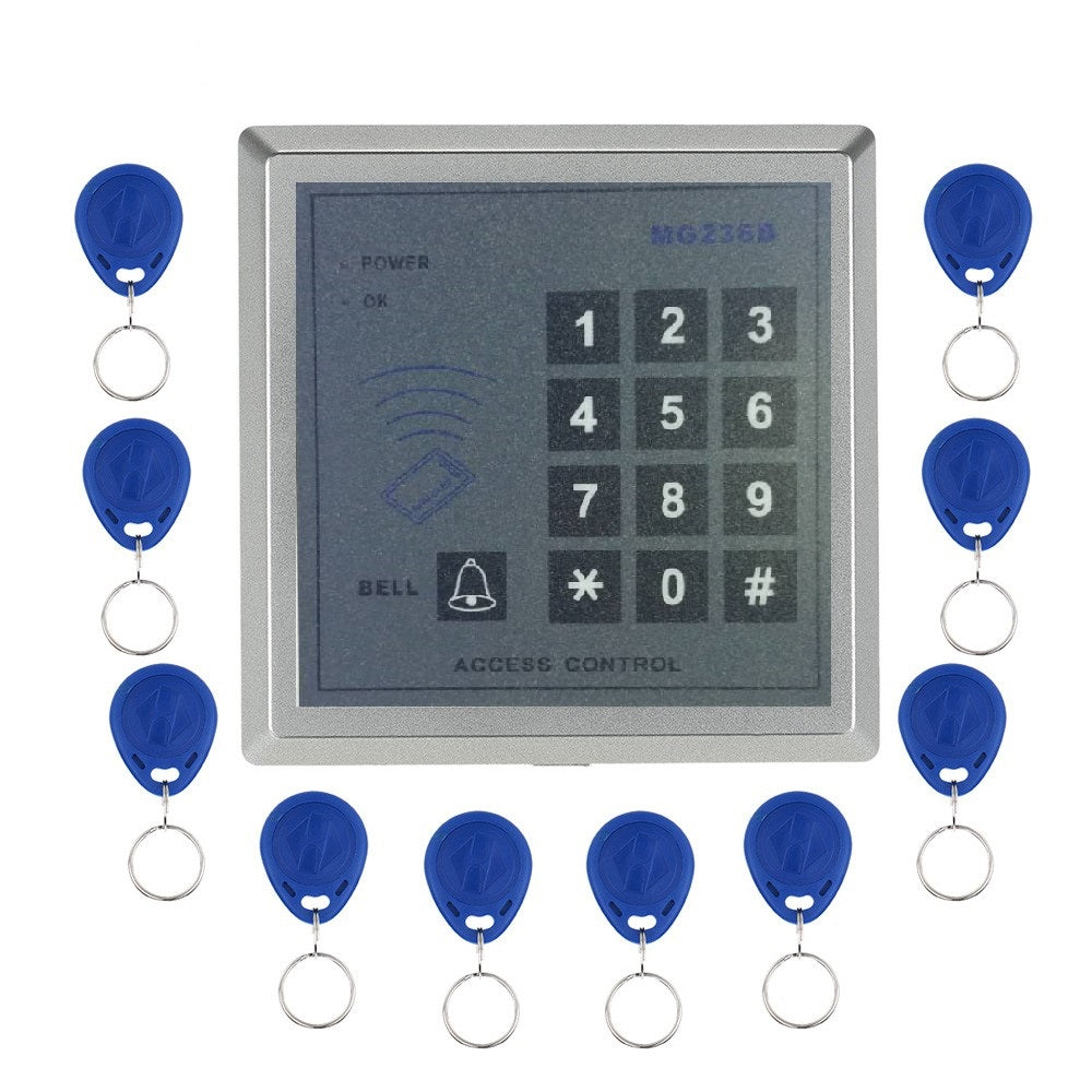 Lecteur de proximité 125khz centrale RFID porte entree controle Access ouverture porte + 10 tag ECLATS DESTOCKAGE
