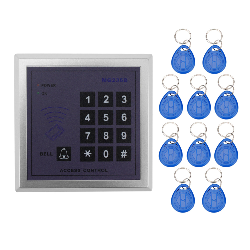 Lecteur de proximité 13.56mhz centrale RFID porte entree controle Access ouverture porte + 10 tag ECLATS DESTOCKAGE