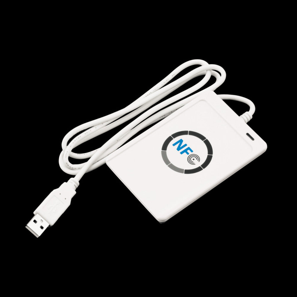Lecteur enregistreur acr122u graveur Rfid Nfc pour badges cartes a puces 13.56 MHz SmartCard sans contact USB ECLATS DESTOCKAGE