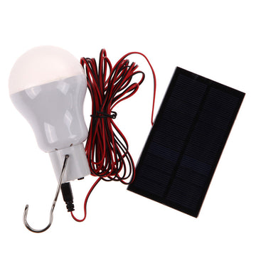 Led eclairage rechargeable 5v usb + panneau solaire 5v 0,8 W pour randonnée Camping tente de pêche ECLATS DESTOCKAGE