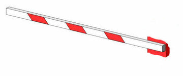 Lisse en alu de 3m (section 30x100mm) l3000 pour barriere levante automatique b3m bl3000 - ECLATS DESTOCKAGE