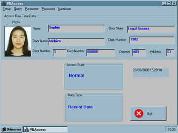 Logiciel controle horaire pointeuse lecteur carte magnetique lcmon badge proximite lcmop logiciels ECLATS DESTOCKAGE