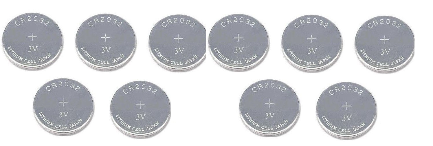 Lot 10 x piles bouton lithium cr2032 3v capacite 230ma alimentation tension cr 2032 cr2032c ECLATS DESTOCKAGE