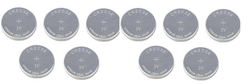 Lot 10 x piles bouton lithium cr2032 3v capacite 230ma alimentation tension cr 2032 cr2032c ECLATS DESTOCKAGE