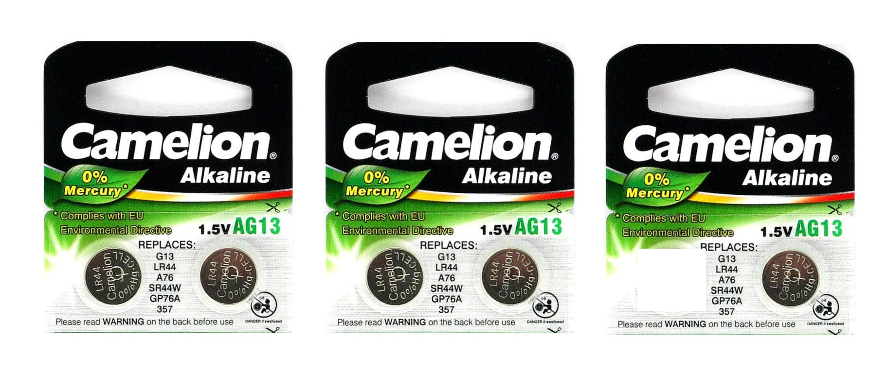 Lot 5 pile alcaline lr44 1.5v bouton v13ga v13gac 357a a76 ag13 sr44 v357 l1154 alimentation ECLATS DESTOCKAGE