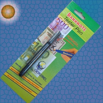 Lot de 1 stylo detecteur de faux billets multi devises usd euro eurotester banknote tester pen ECLATS DESTOCKAGE