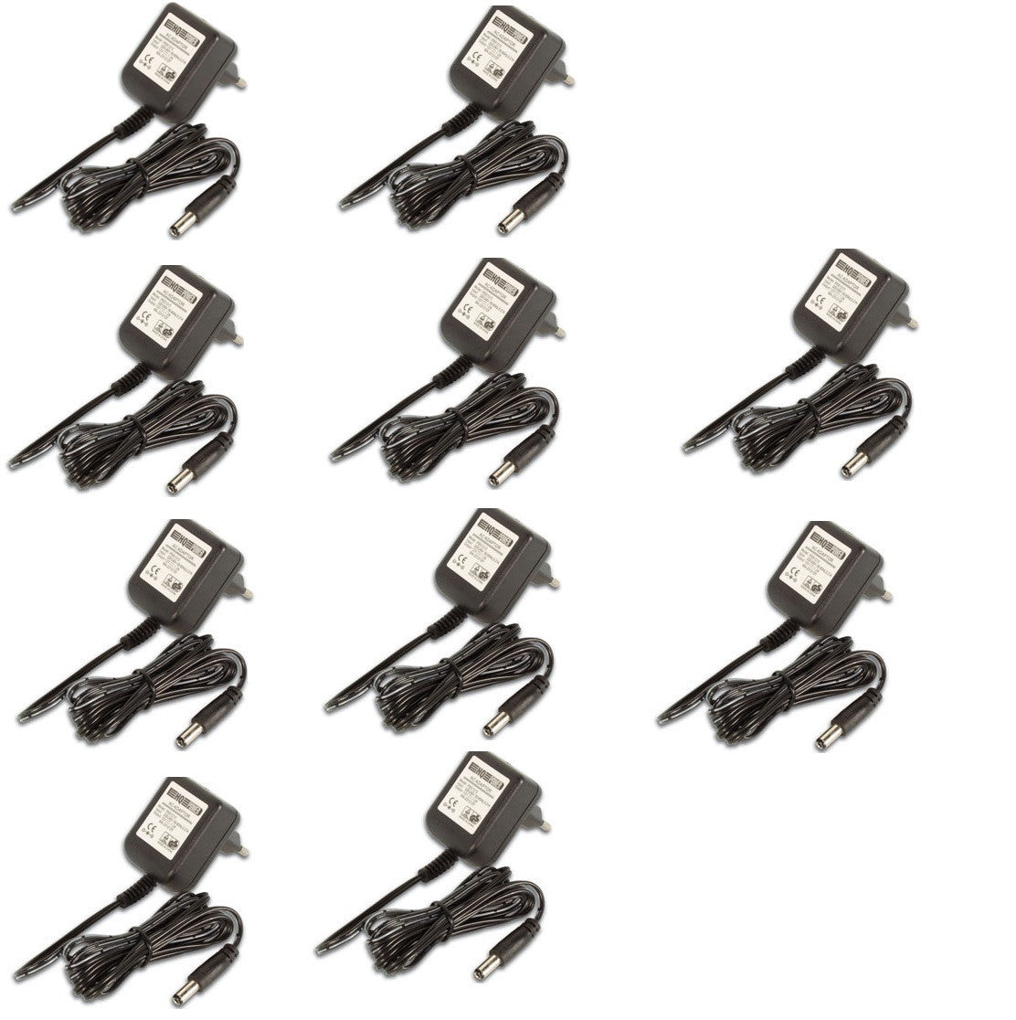 Lot de 10 adaptateurs 110v 220v 12v 1.2a 15w alimentation compatible 0.8a 0.9a 1a 1.1a pss1212 ECLATS DESTOCKAGE