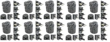 Lot de 10 adaptateurs secteur universel prise 150 pays avec usb voyage europe - ECLATS DESTOCKAGE