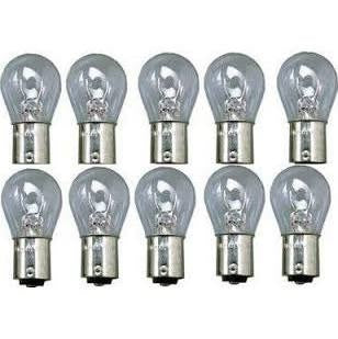 Lot de 10 ampoules auto 12v 21w ba15s b15 ba-15 ba15 b15s p21w stop et clignotant ECLATS DESTOCKAGE