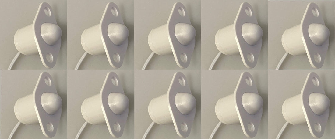 Pack of 10recessed self-protection contacts ball switches, HAA29 1NF, depressed position - ECLATS DESTOCKAGE