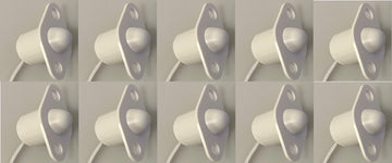 Pack of 10recessed self-protection contacts ball switches, HAA29 1NF, depressed position - ECLATS DESTOCKAGE