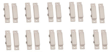 Lot de 10 detecteurs capteur ouverture magnetique contact nf saillie blanc contacteur adhesif ECLATS DESTOCKAGE
