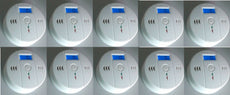Lot de 10 detecteurs monoxyde carbone co 9v en50291 gf-a03 capteur alarme autonome detection gaz