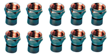 Lot de 10 fiches f a sertir pour cable coaxial rg58 50 ohm ø5mm tv television radio 5 mm cf01a ECLATS DESTOCKAGE