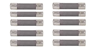 Lot de 10 fusibles verre 6.35 x 32mm / 250ma 220v 250vac alfgtc250ma ECLATS DESTOCKAGE