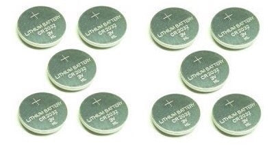 Lot de 10 piles cr2032 3v bouton lithium 230ma alimentation ECLATS DESTOCKAGE