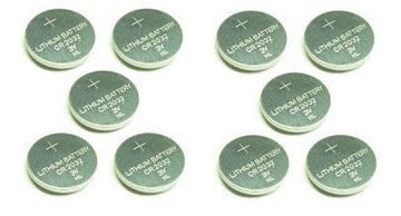 Lot de 10 piles cr2032 3v bouton lithium 230ma alimentation ECLATS DESTOCKAGE