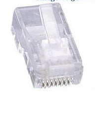 Lot de 100 fiches cristal rj45 plug 8p/8c a sertir reseau 8p8c prise telephonique telephonie cat6 ECLATS DESTOCKAGE