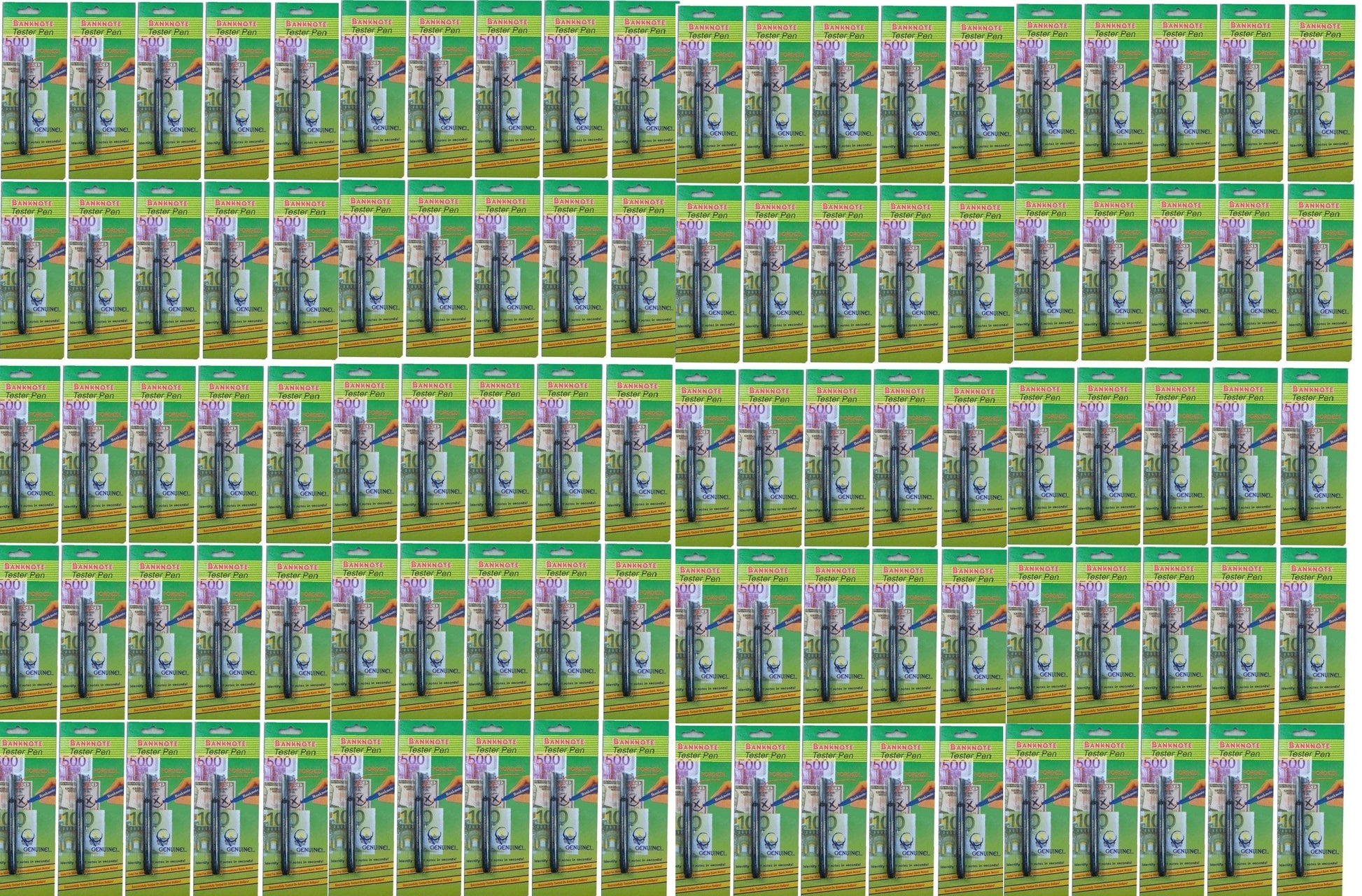 Lot de 100 stylo detecteur de faux billets feutre multi devises usd euro eurotester banknote ECLATS DESTOCKAGE