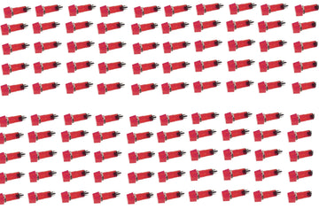 Lot de 100 voyants carre 11.5 x 11.5mm 220v rouge indicateur ccaf220rbl signal lumineux ECLATS DESTOCKAGE